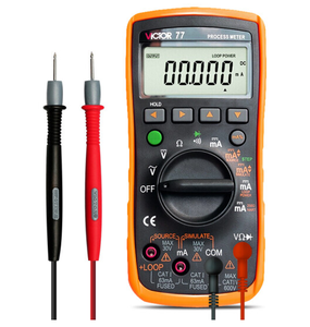 Calibrador de Procesos VC77, Salida Analógica 0-20mA, Fuente de Bucle Analógico, Multímetro Digital DMM 2 en 1 - Product Image 3