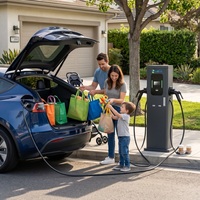Chargeur de véhicule électrique intelligent 22 kW, sur pied, avec RFID et OCPP 1.6J