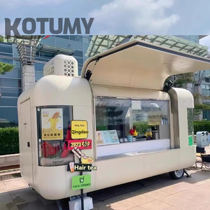 Food Truck, Rimorchio per Caffè e Pizza, Attrezzature da Cucina, Carretto per Snack da Strada - Product Image 6