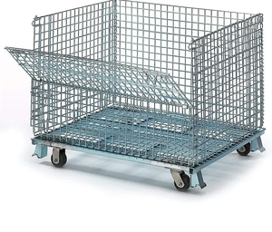 אחסון מותאם אישית מחסן מתקפל מתקפל חוט פלדה תיל כלוב מזרן - Product Image 6