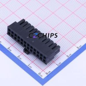 2-794617-4 Housing (Wire-to-Board / Wire-to-Wire) P=3mm Connector ( Jack Structure: 2x12P )( Pitch: 3mm )( Row Spacing: 3mm ) - Product Image 2