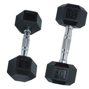 Hot Sale 50kg Hex Hantel Fitness geräte Gummi beschichtung Hantel <span class=keywords><strong>Set</strong></span> für Bodybuilding Home Gym Verwendung - Product Image 5