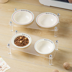 Accessoires <span class=keywords><strong>pour</strong></span> animaux de compagnie en gros Doe, <span class=keywords><strong>bol</strong></span> en céramique UFO anti-choc, <span class=keywords><strong>bol</strong></span> personnalisé <span class=keywords><strong>pour</strong></span> chien et <span class=keywords><strong>chat</strong></span> <span class=keywords><strong>avec</strong></span> support - Product Image 4