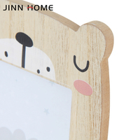 Cadre photo mignon ours en peluche-cadre photo en bois MDF personnalisable avec impression UV et sérigraphie cadre de peinture à usage domestique