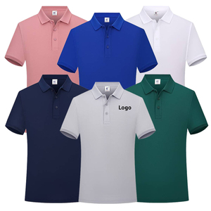 Custom Logo Printed Promotional Advertising T Shirts Men's Polo Shirts Ice Silk Fiber Breathable Running Jogging Golf Polo Shirt