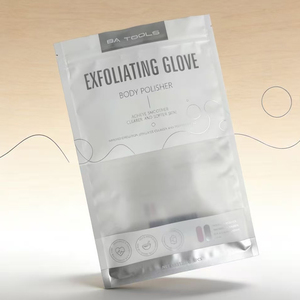 Pochettes à faible MOQ, sacs à fermeture éclair à 3 soudures latérales pour emballage d'outils de maquillage, pour gants exfoliants avec trou - Product Image 3