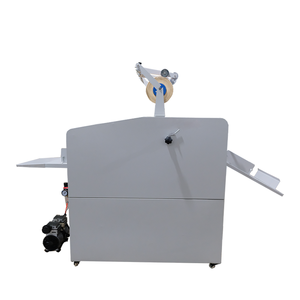 Laminateur industriel double face à chauffage par huile, alimentation par aspiration entièrement automatique, dispositif anti-ondulation, rouleau en silicone - Product Image 4