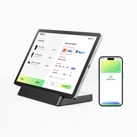 Commande numérique menu restaurant paiement sans contact machine avant nfc moniteur station de charge kiosque affichage android pos tablette