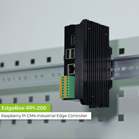 Raspberry Pi CM4, Host de Control de Grado Industrial, PLC, Controlador Programable Integrado, EDGEBOX Linux 5G LORAWAN, Cálculo en el Borde
