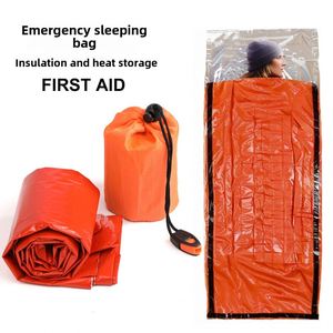 Outdoor Emergency Survival Blanket <b>Winter</b> Camping Hiking Climbing Thermal Insulation Equipment Comfortable <b>Sleeping</b> <b>Bag</b> - Product Image 1