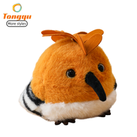 Peluche Oiseau Perroquet Adorable avec Cordon Tressé, Jouet en Peluche Créatif pour Compagnon de Bureau, Cadeau d'Anniversaire pour Enfants, Vente en Gros