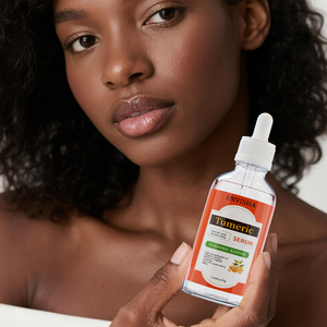 Etiqueta privada Orgánica Vegana Nutritiva <span class=keywords><strong>Borrador</strong></span> <span class=keywords><strong>de</strong></span> manchas oscuras Iluminador Incluso Blanqueamiento Suero facial <span class=keywords><strong>de</strong></span> cúrcuma - Product Image 5