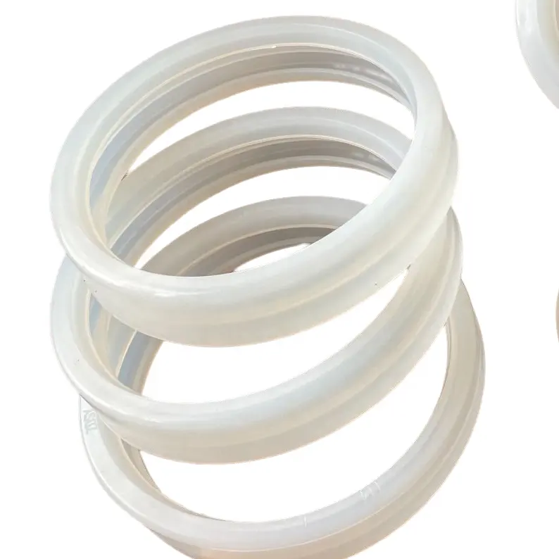 Guarnizione dell'anello di tenuta in gomma elastica naturale bianca a forma di O per uso alimentare