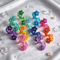 Nouvelle Collection : Entretoises Personnalisées en Alliage Électroplaqué en Forme de Fleur, Ornées de Breloques Vintage DIY Cœur, Couronne et Étoile pour Bijoux