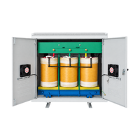 Transformateur triphasé à sec 100KVA 120KVA 220V vers 380V CE ISO pour l'alimentation électrique des usines