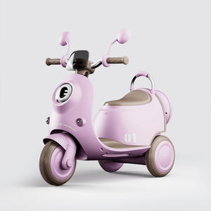 シングルモーター3輪子供子供用電動バイク女の子用ライドオン子供用プラスチックバイク - Product Image 3