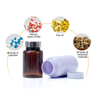 Vide 80cc 100cc 120cc 150cc 200cc 275cc Épaule ronde PET Pilule Bouteille Pharmaceutique En Plastique Emballage pour Vitamines Comprimés
