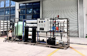 Usine de dessalement d'eau de mer de 150 mètres cubes par jour, système d'osmose inverse pour le traitement de l'eau salée, pompe, moteur PLC, cœur du système - Product Image 5