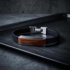 <span class=keywords><strong>Bracelet</strong></span> TIZTI, prix de gros, haute qualité, <span class=keywords><strong>bois</strong></span> de Bubinga <span class=keywords><strong>et</strong></span> acier inoxydable 316, <span class=keywords><strong>bracelet</strong></span> en <span class=keywords><strong>cuir</strong></span> pour <span class=keywords><strong>homme</strong></span> - Product Image 3
