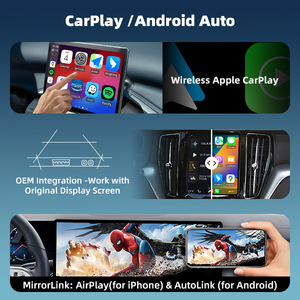 Không dây Carplay Adapter <span class=keywords><strong>Android</strong></span> Auto Box cho Volvo 2018-2022 V60 nâng cấp đa phương tiện đài phát thanh hỗ trợ <span class=keywords><strong>Google</strong></span> bản đồ Bluetooth - Product Image 4