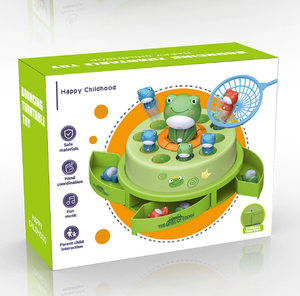 Vente en gros jouet éducatif interactif petit <span class=keywords><strong>attrape</strong></span>-grenouilles bébé enfant en bas âge Puzzle enfants en plastique Interaction parent-enfant - Product Image 6