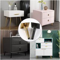 Pieds de canapé en métal de fer de haute qualité pour bureau à domicile hôtel salle de bain Design Simple pieds d'armoire de meubles pour cuisine salon