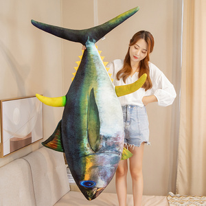 <span class=keywords><strong>Coussin</strong></span> géant réaliste en forme de thon, en coton PP, animal marin en peluche, <span class=keywords><strong>coussin</strong></span> à câliner, doux, anti-stress, décoration d'intérieur - Product Image 3