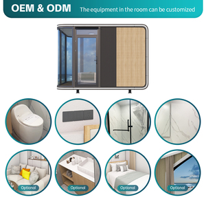 Smart Tiny House IoT Technology Paneles solares integrados Control automático de clima para <span class=keywords><strong>casas</strong></span> de vacaciones Airbnb Business para villas - Product Image 6