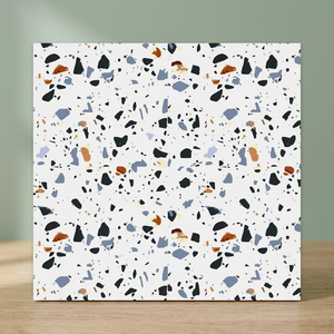 Baldosas de Cerámica Rústicas de Terrazo de 40x40cm, Porcelana Esmaltada, Superficie Interior Mate y Brillante - Product Image 3