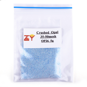속지 보석용 35-50mesh 분쇄 오팔/50-120mesh 오팔 거친 분말/98 색 실험실 생성 오팔 칩 - Product Image 1