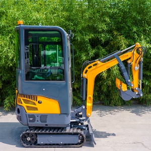 Mini Excavadora de 1 Tonelada con Toldo, Vista Panorámica y Asiento Ergonómico para Trabajos de Jardinería, Color Personalizado, OEM, ODM - Product Image 2