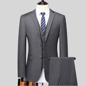 Trajes de Hombre Baratos de Fabricante, Conjunto de 3 Piezas, Blazer, Chaleco y Pantalones, Trajes Formales para Bodas y Negocios - Product Image 3