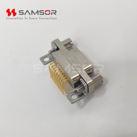 Hochgeschwindigkeits-Micro-D Robuster Aluminiumlegierungsgehäuse HJ30J-18TJW Rechtwinkliger PCB HJ30J Serie Luftfahrt-Rechtecksteckverbinder