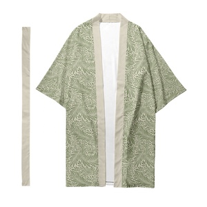 Kimono long <span class=keywords><strong>traditionnel</strong></span> <span class=keywords><strong>japonais</strong></span> pour <span class=keywords><strong>homme</strong></span>, cardigan ethnique, kimono pour femme, chemise kimono à motif floral, veste yukata 5 - Product Image 2