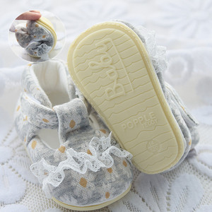 Premières chaussures pour bébé 0-1 an, semelle souple, anti-chute, chaussures de marche précoce pour bébé, nœud, chaussures pour nouveau-né fille - Product Image 4