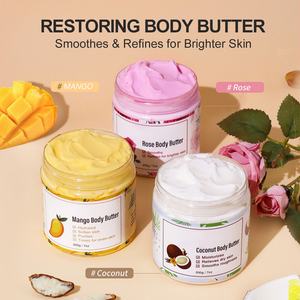 Loción Corporal para el Cuidado de la Piel de Marca Privada Personalizada OEM, Manteca Corporal de Coco, Rosa y Mango - Product Image 3