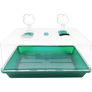 Évents d'humidité Dômes Plateau de culture Mini serre pour semis Clones Plateaux de démarrage de semis Plateaux de germination des plantes - Product Image 2