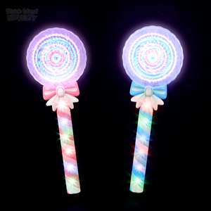 Bán buôn ánh sáng lên dẫn quay Kẹo Cây Đũa phép ánh sáng dính đồ chơi trẻ em <span class=keywords><strong>led</strong></span> Glow Spinner Stick nhấp nháy ánh sáng <span class=keywords><strong>LED</strong></span> Glow Lollipop Wand - Product Image 6