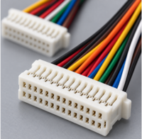 Câble de connexion fil-circuit imprimé double rangée personnalisé, faisceau de câbles multi-contacts pour PCB, OEM