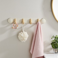 Porte-manteau mural gris bronze à ventouse, robuste, capacité 10 kg, sans perçage, pour salle de bain/toilettes