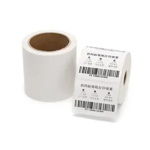 Custom Waterproof Oilproof Vinyl Roll Printing Variable Qr Code Serial Number Barcode Upc Label Sticker For Amazon