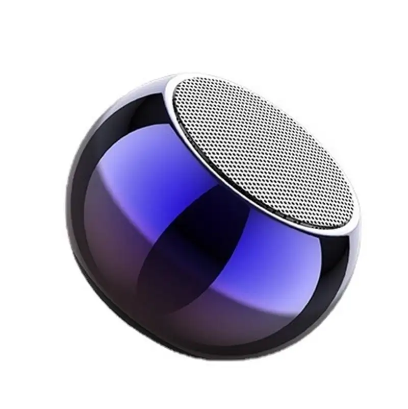 Haut-parleur M3 coloré sans fil à changement progressif de couleur Mini haut-parleur en métal