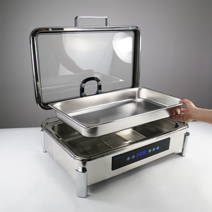 Scaldavivande Elettrico Rettangolare in Acciaio Inox per Ristoranti, con Display Digitale, Forniture per <span class=keywords><strong>Hotel</strong></span> e Ristoranti - Product Image 5