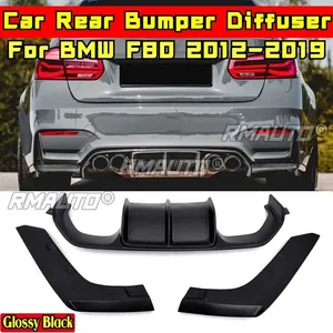 Kit carrosserie pour BMW F80 2012-2019, diffuseur de pare-chocs pour BMW F30, kit carrosserie noir brillant, style sport, diffuseur, séparateur, accessoires de voiture - Product Image 1