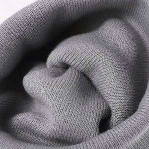 Gorro de Invierno de Color Puro, Venta al por Mayor de Fábrica, Fabricante de Gorros de Punto Acrílico con Logotipo Personalizado - Product Image 3