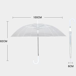 <span class=keywords><strong>Paraguas</strong></span> Transparentes al por Mayor con Apertura Automática, Personalizados con Logotipo, Promocionales, para Bodas - Product Image 4