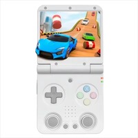 Nouvelle console de jeu portable Miyoo Mini Plus Flip Flip-top, écran tactile de 3,5 pouces, résolution 640x480, 64 Go, affichage couleur rétro nostalgique
