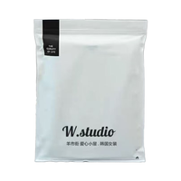 Sac d'emballage de livraison à fermeture éclair Kraft à quantité minimale de commande bas avec impression personnalisée pour pull en tissu T-shirt pantalon short sous-vêtement pyjama pantalon de survêtement