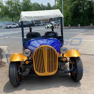 Mini Auto Eléctrico Vintage de Dos Plazas con Toldo Parasol, Ecológico, Elegante y de Alta Calidad para Niños y Adultos - Product Image 3