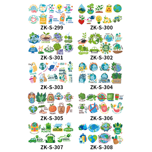 Waterproof Temporary Face <strong>Tattoo</strong> Stickers for <strong>Children</strong> World Earth Day-Themed Environmentally Friendly - Product Image 6